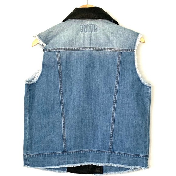 BB Dakota zip up denim vest womens size small - Picture 4 of 4